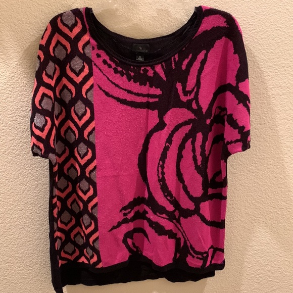 Women’s Worthington Colorblock Boat Neck Dolman Sleeves Sweater Top - Picture 8 of 12